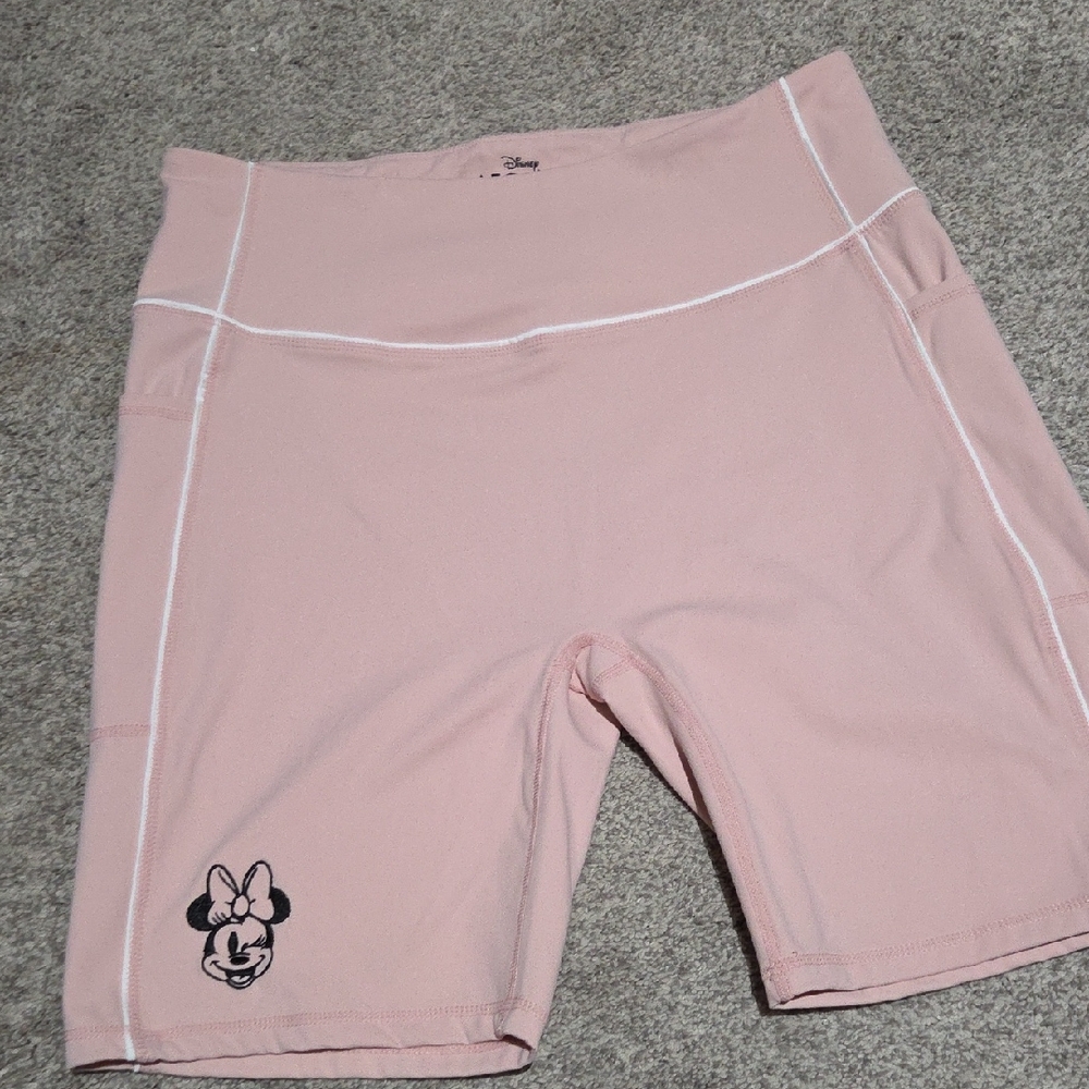 Disney Women's Light Pink Bike Shorts